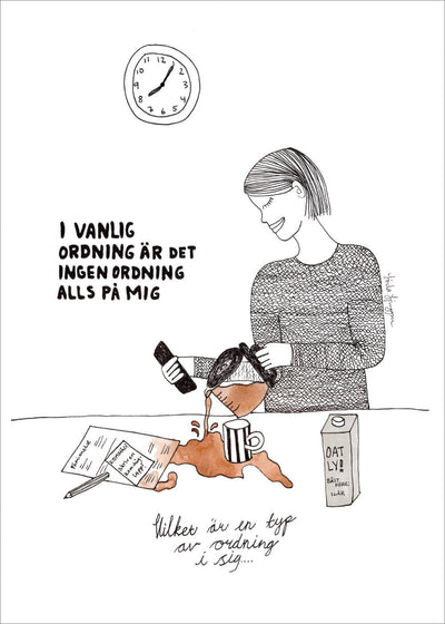 Ingen ordning på mig Poster