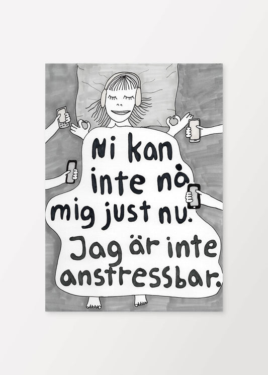 Inte anstressbar Poster - #shop_name