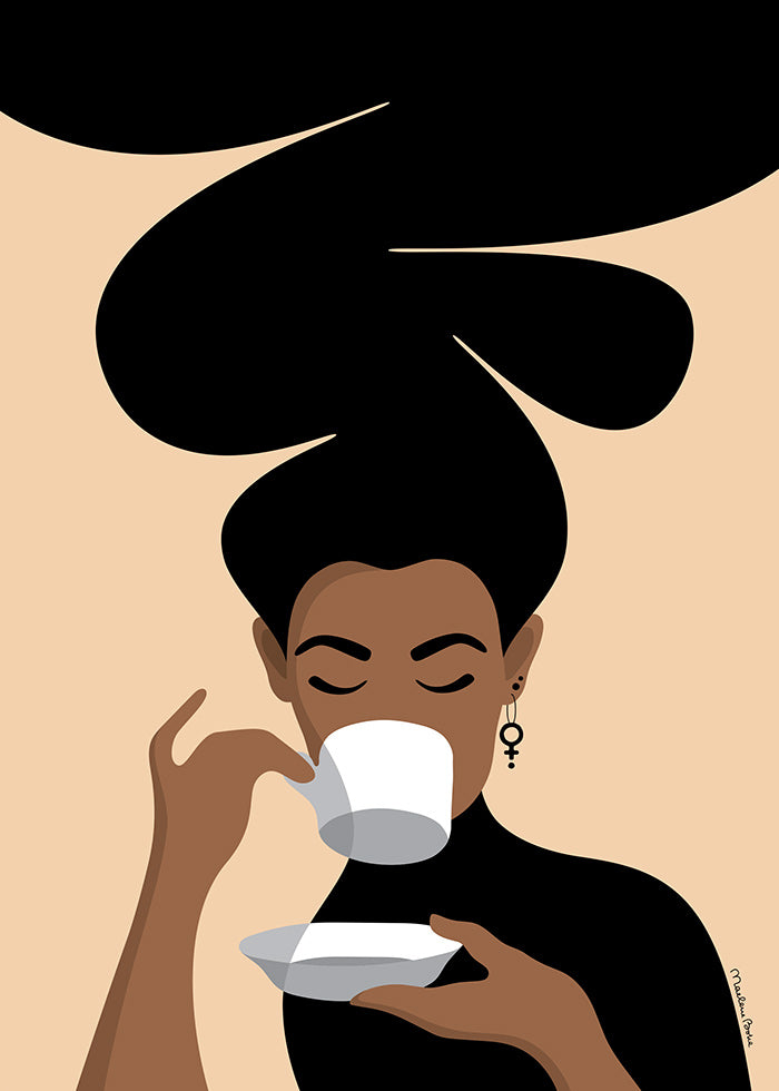 The Coffee Woman -juliste