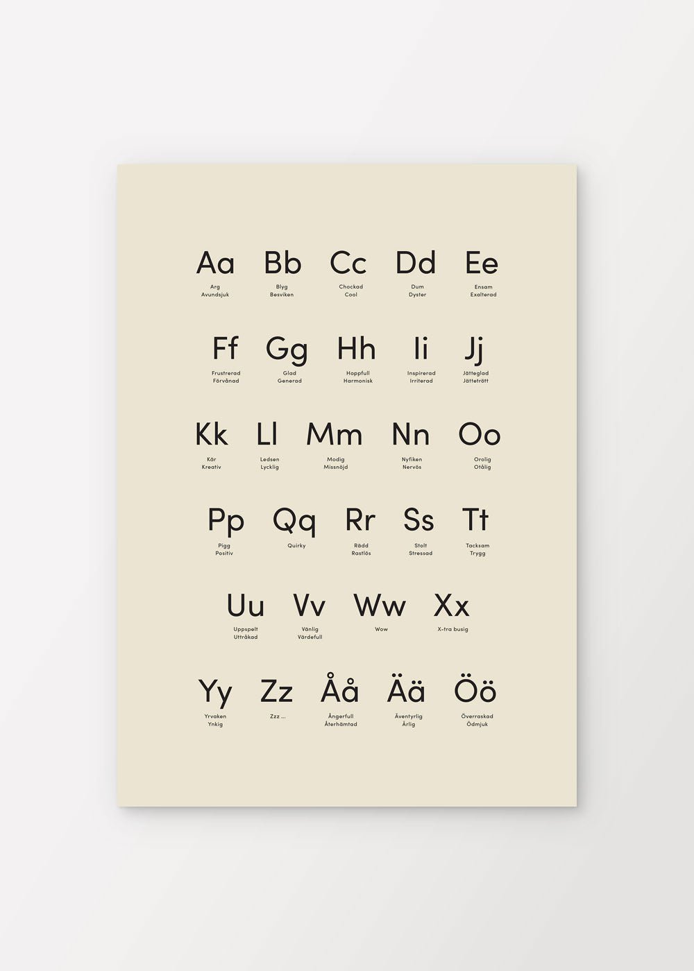 Känslor A - Ö - Poster - shop_name