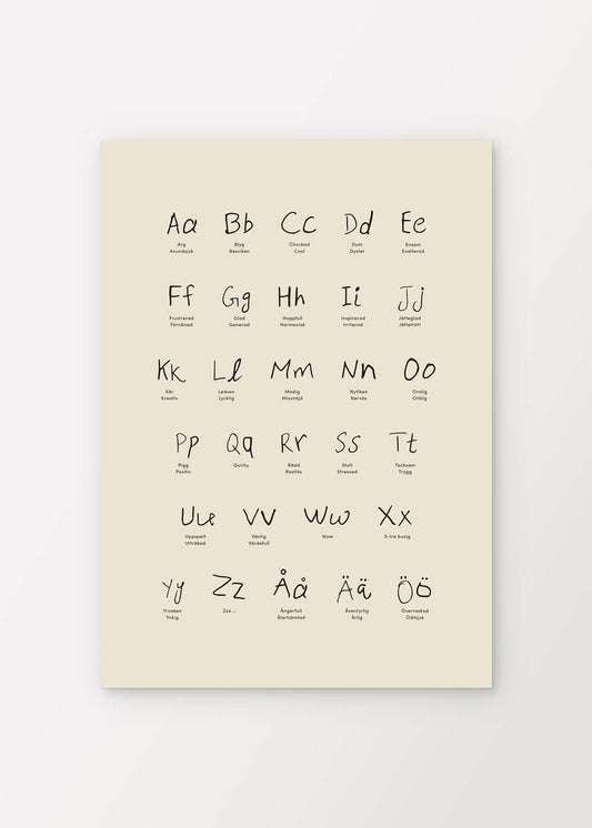 Känslor A - Ö - Poster - shop_name