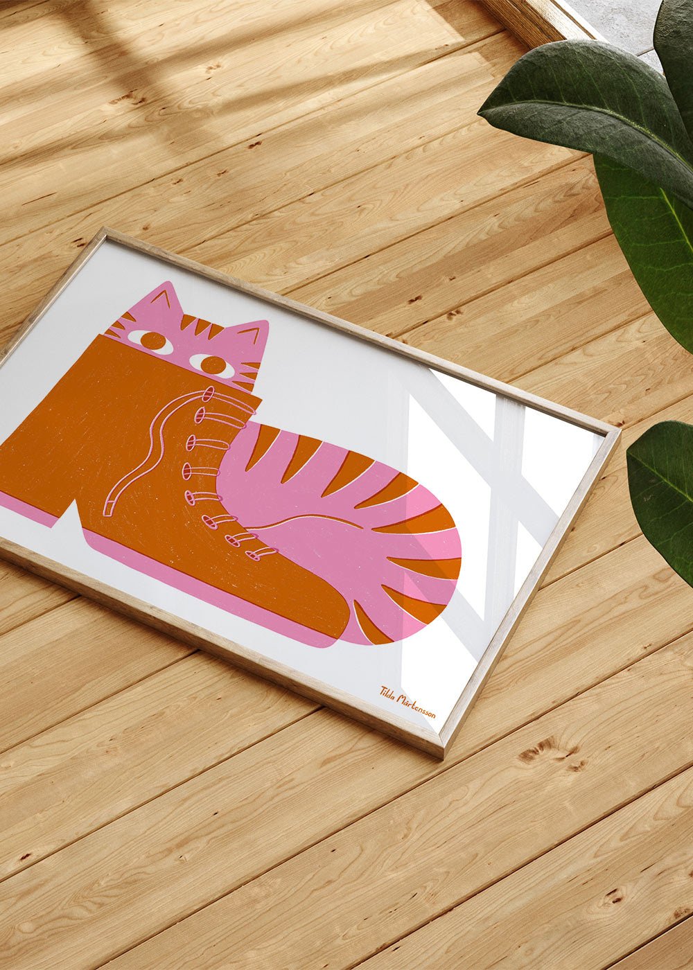 Katt Med Sko Poster - #shop_name