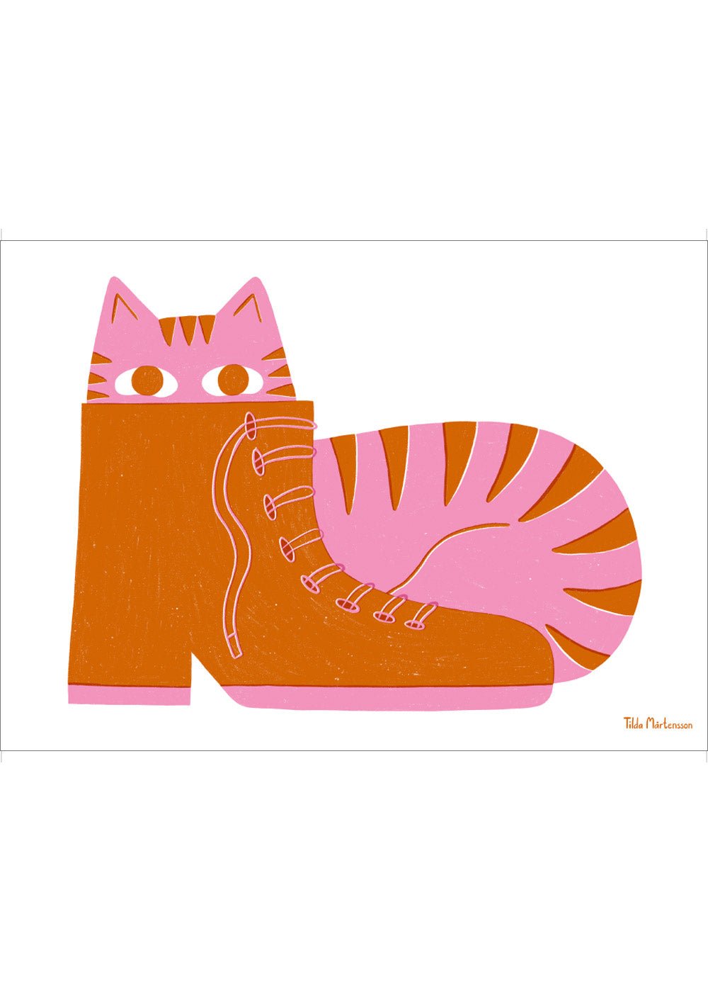 Katt Med Sko Poster - #shop_name