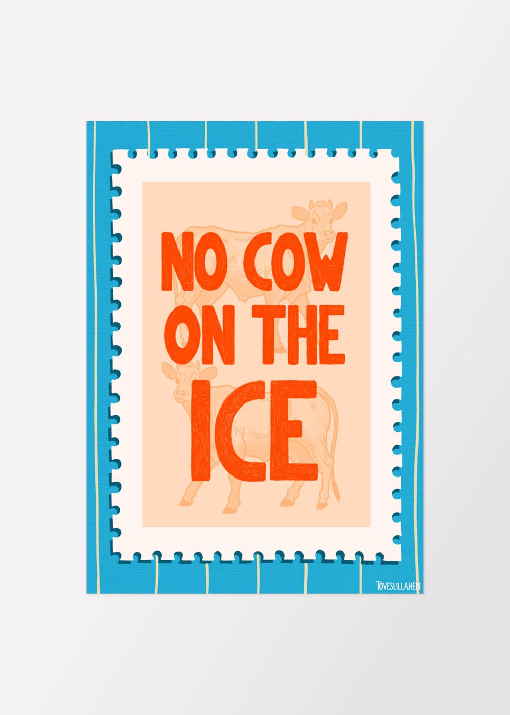 No cow on the ice Poster - shop_name