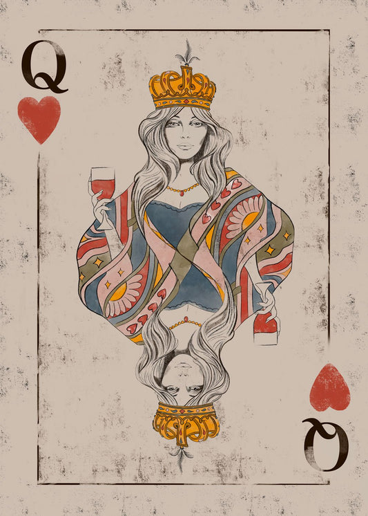 Queen of hearts Poster - shop_name
