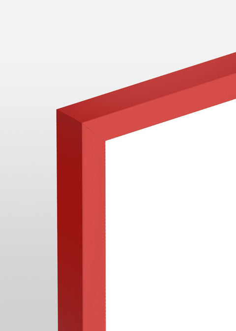 Red Wooden Frame