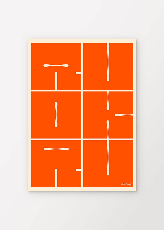 RUOK Orange Poster - shop_name