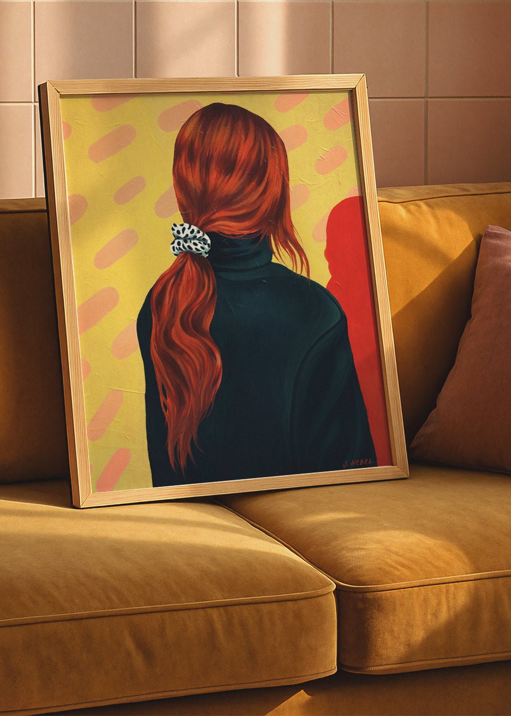 Scrunchie Girl Poster - shop_name