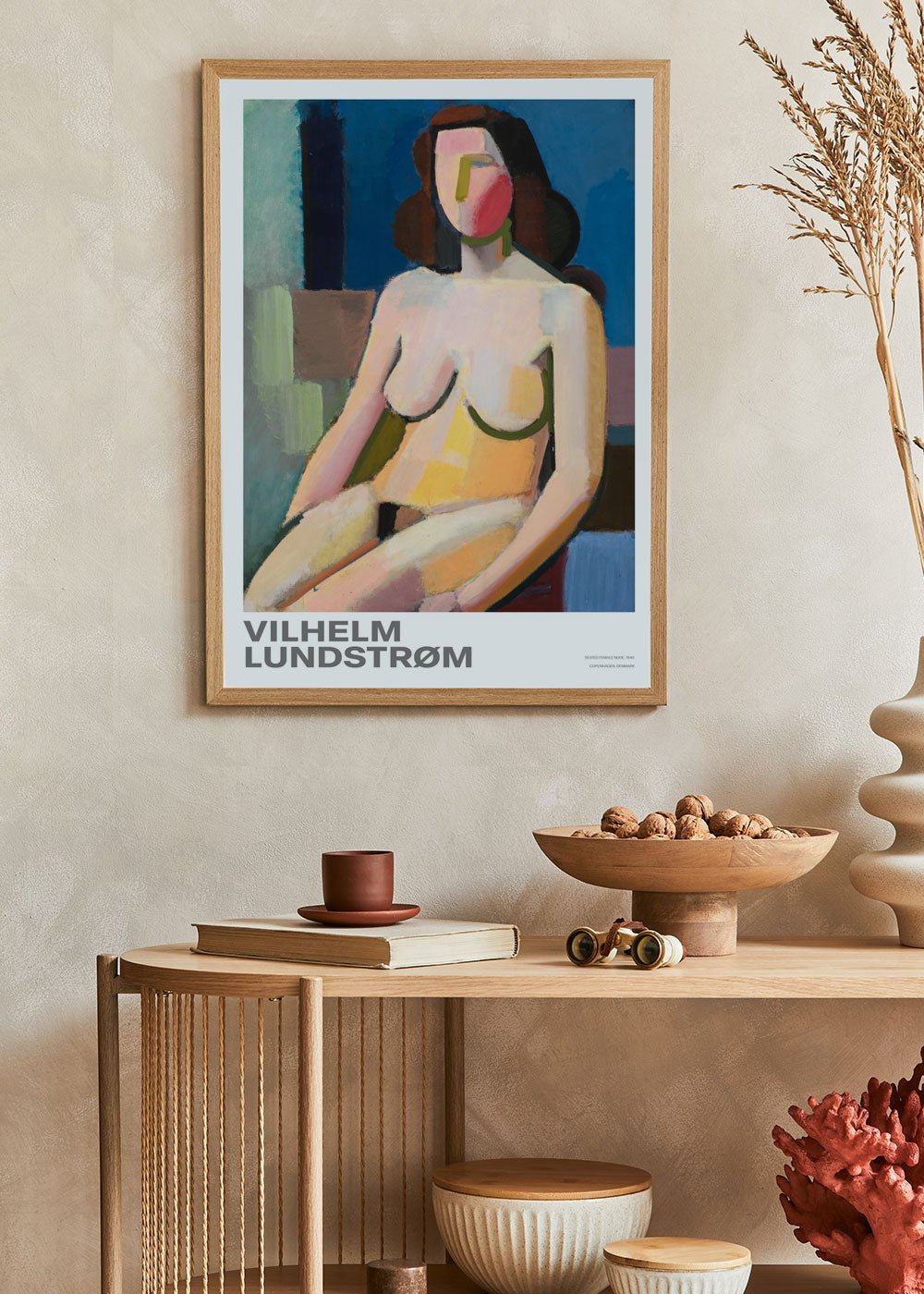 Seated Female Nude Poster - shop_name