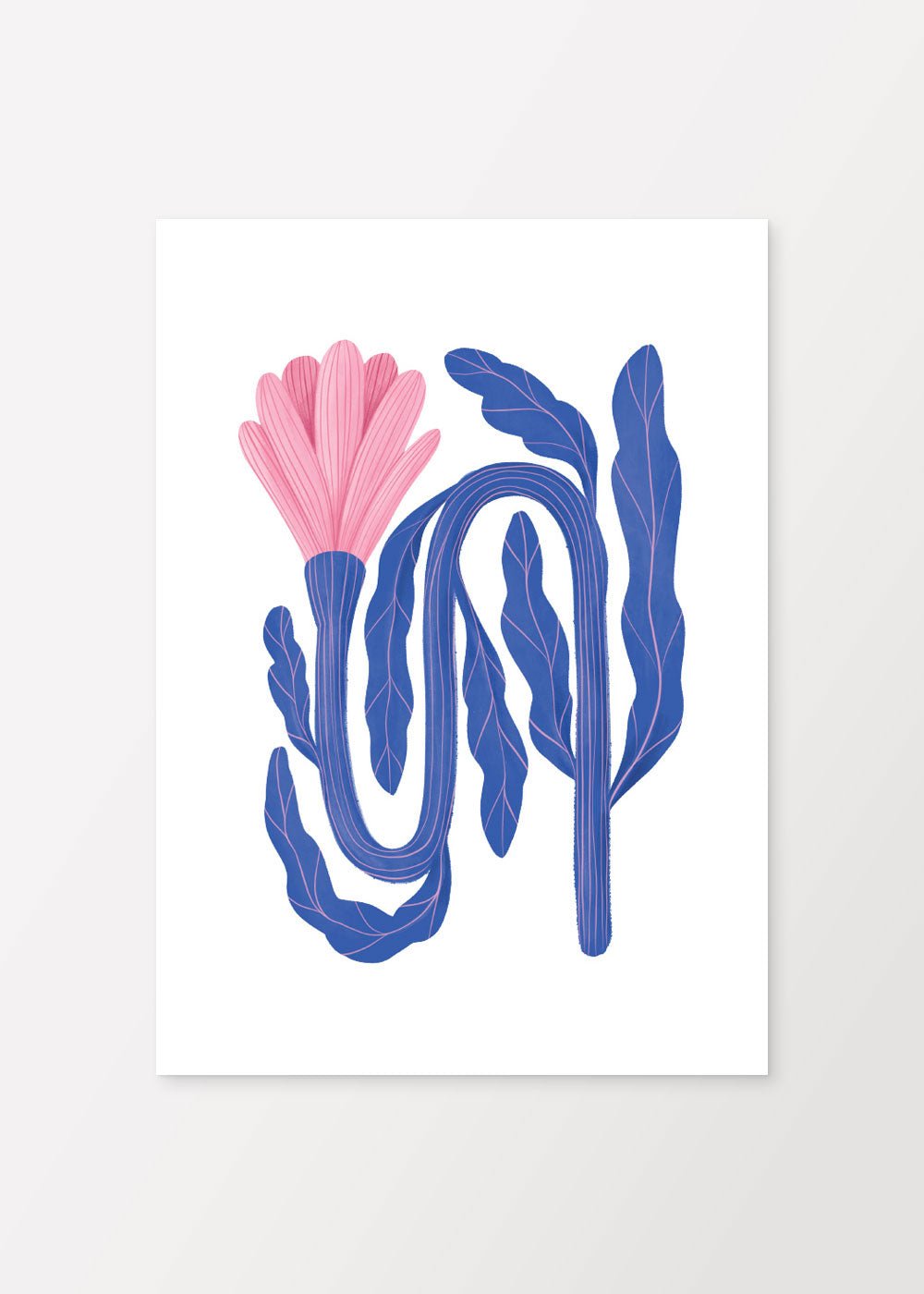 Slingrande Blomma Poster - #shop_name