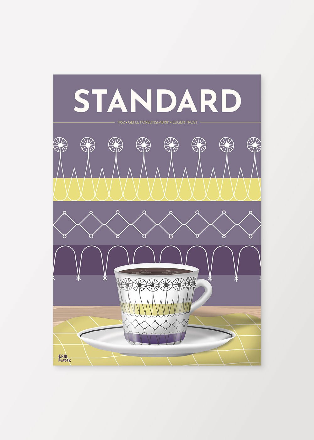 Standard Kaffekopp Lila Poster - #shop_name