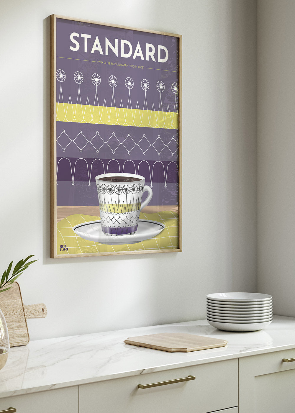 Standard Kaffekopp Lila Poster