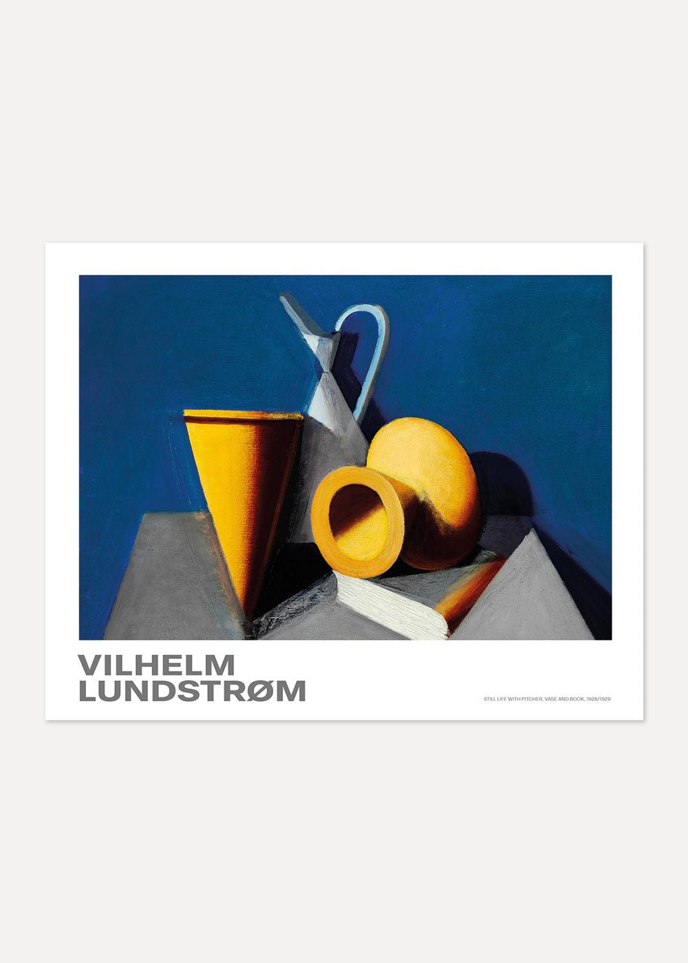 Still life with pitcher, vase and book - shop_name