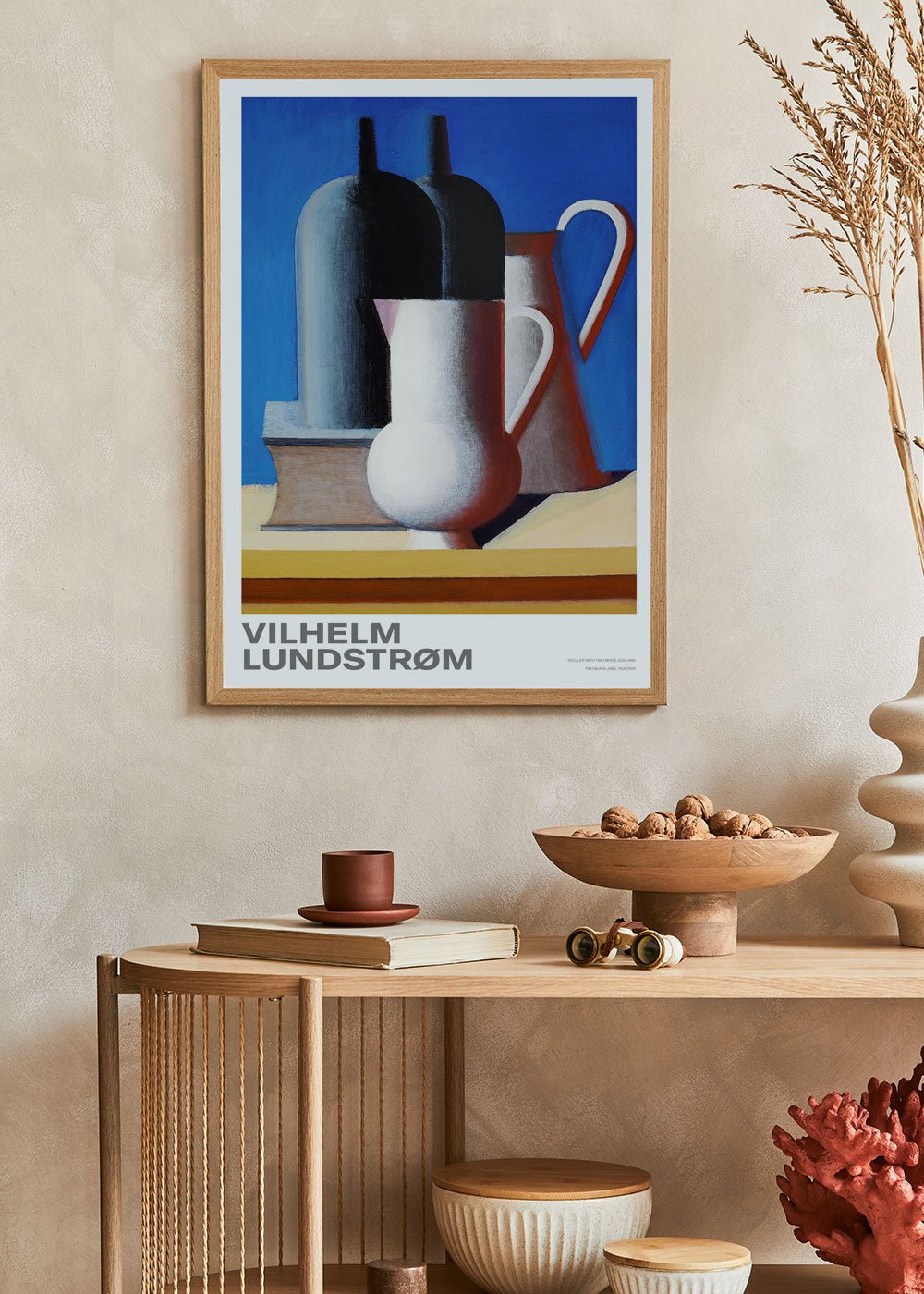 Still Life with Two White Jugs and Two Black Jars - shop_name