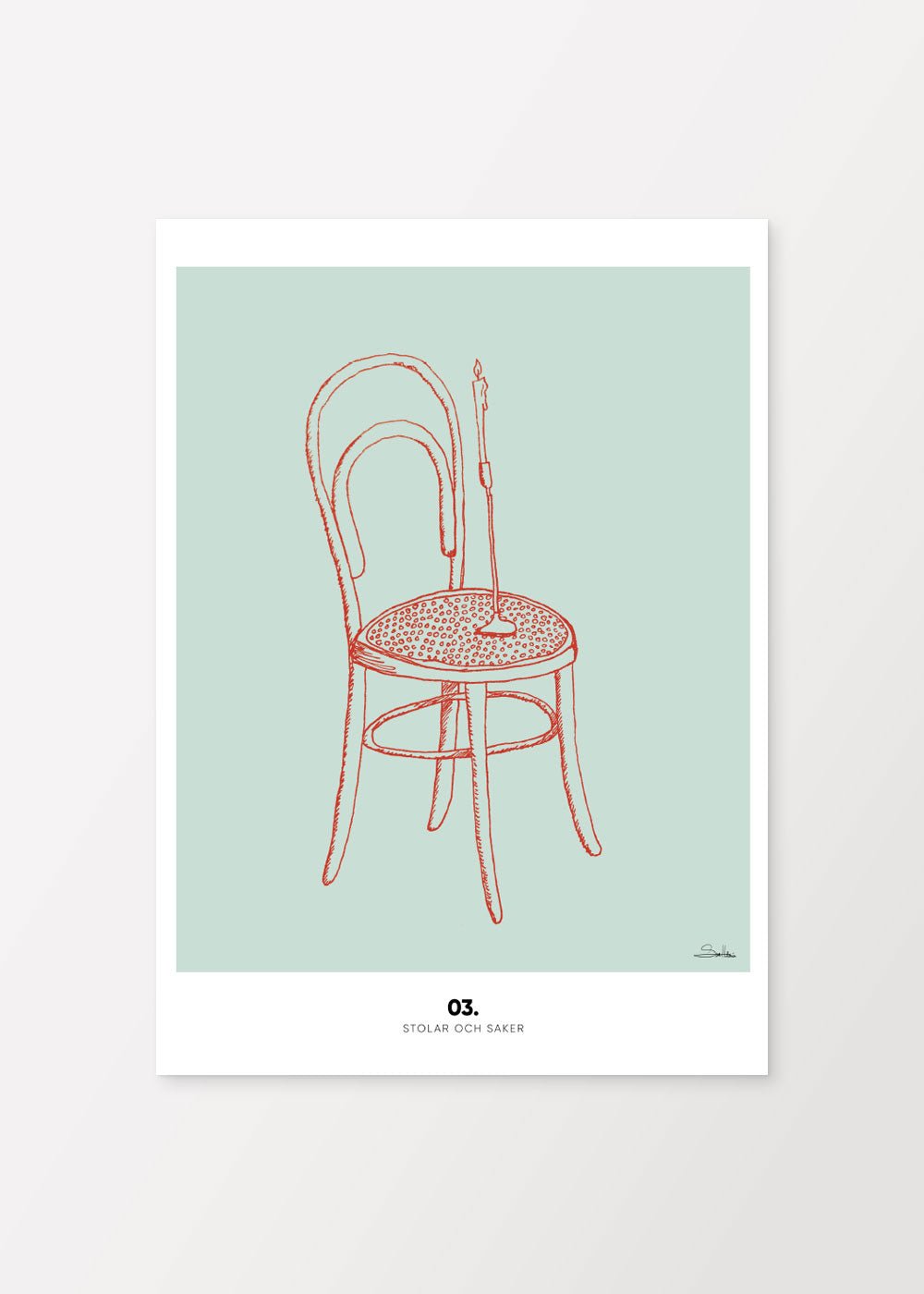 Stol Poster Chair poster | SoPosters.com – Posters - SoPosters.com