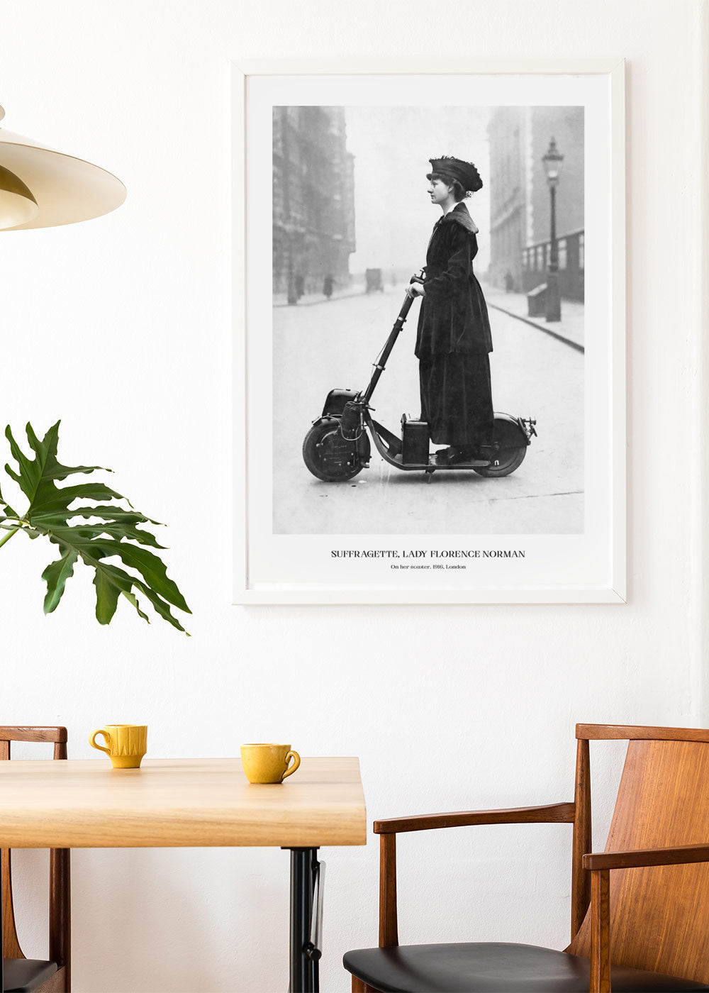 Suffragette on scooter Poster