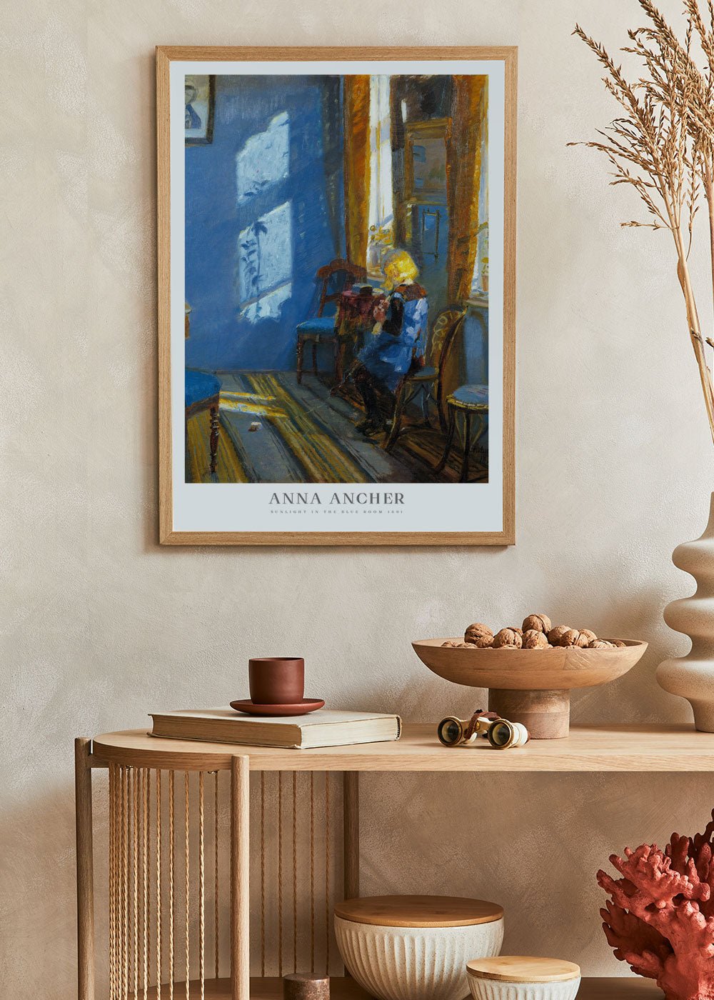 Sunlight in the Blue Room - Anna Ancher - shop_name