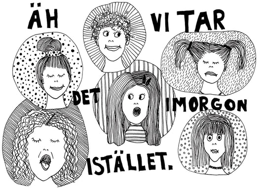 Tar Det Imorgon A4 Poster - shop_name