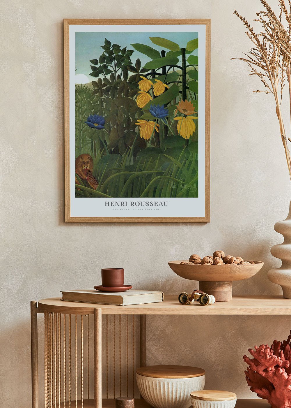 The Repast of the Lion Poster - Henri Rousseau - shop_name