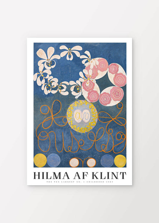 The ten largest No. 1 - Childhood - Hilma af Klint Poster - shop_name