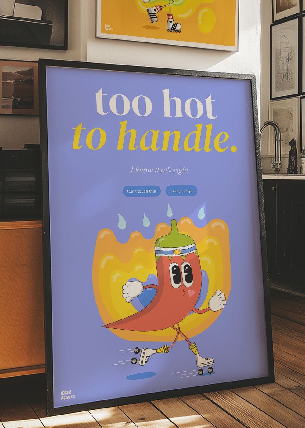 Too hot to handle Poster - #shop_name