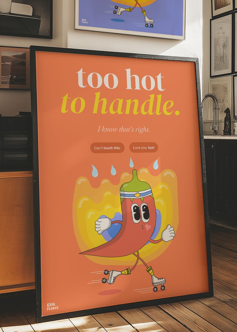 Too hot to handle Poster - #shop_name