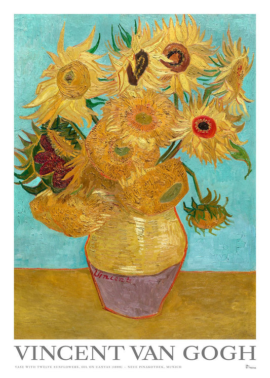 Vase with 12 sunflowers - shop_name