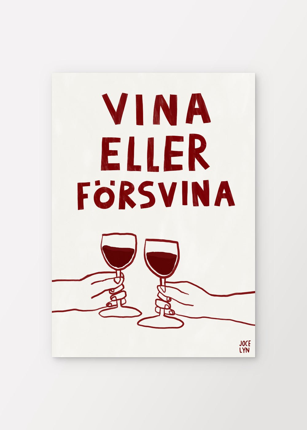 Vina eller försvina Poster - shop_name