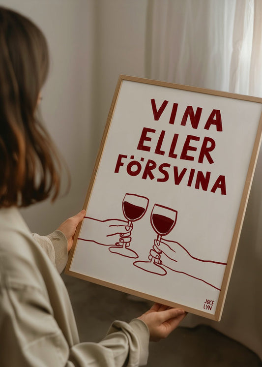 Vina eller försvina Poster - shop_name