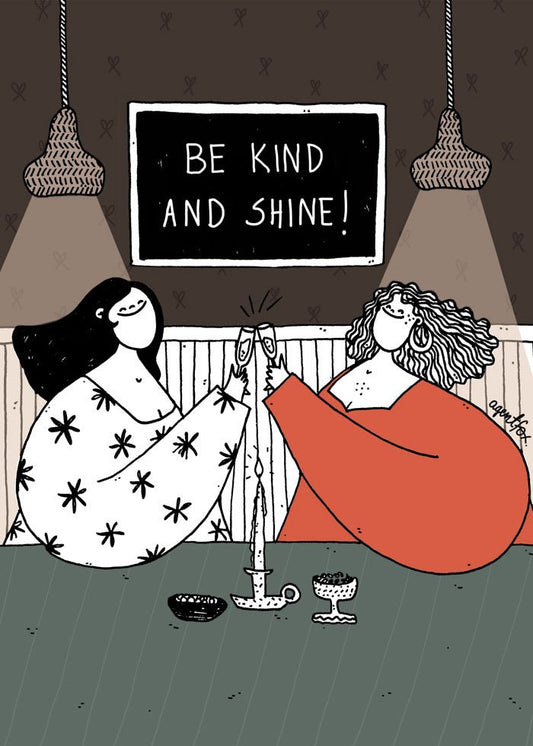 Be kind and shine Poster