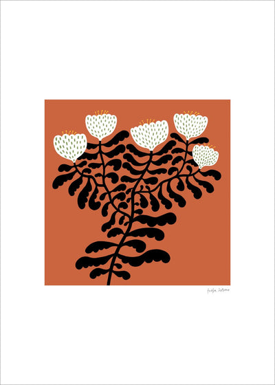 Blomma Röd Poster