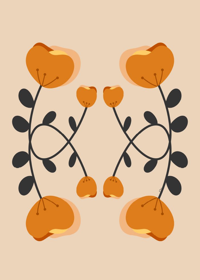 California Poppy Poster Av Sophia Lindstr m SoPosters california-poppy-poster-av-sophia-lindstr-m-soposters