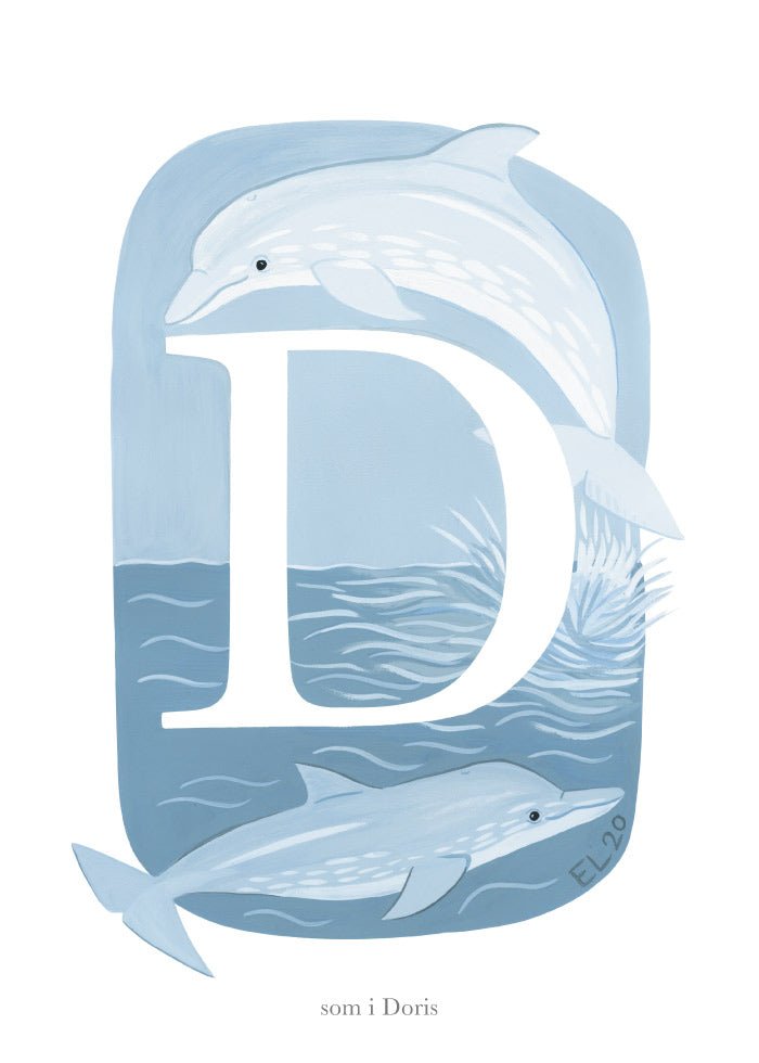 D - Delfin Poster