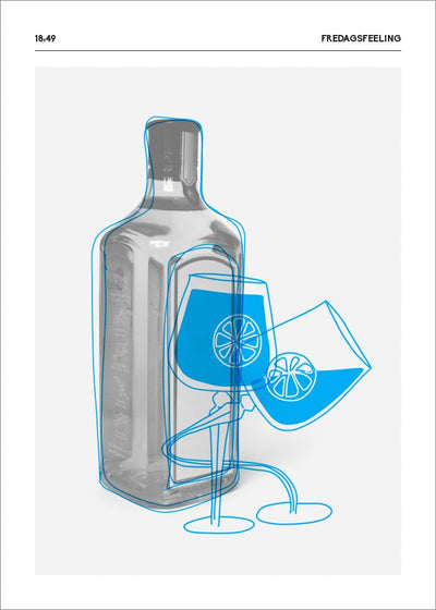Drycker #5 Gin Poster
