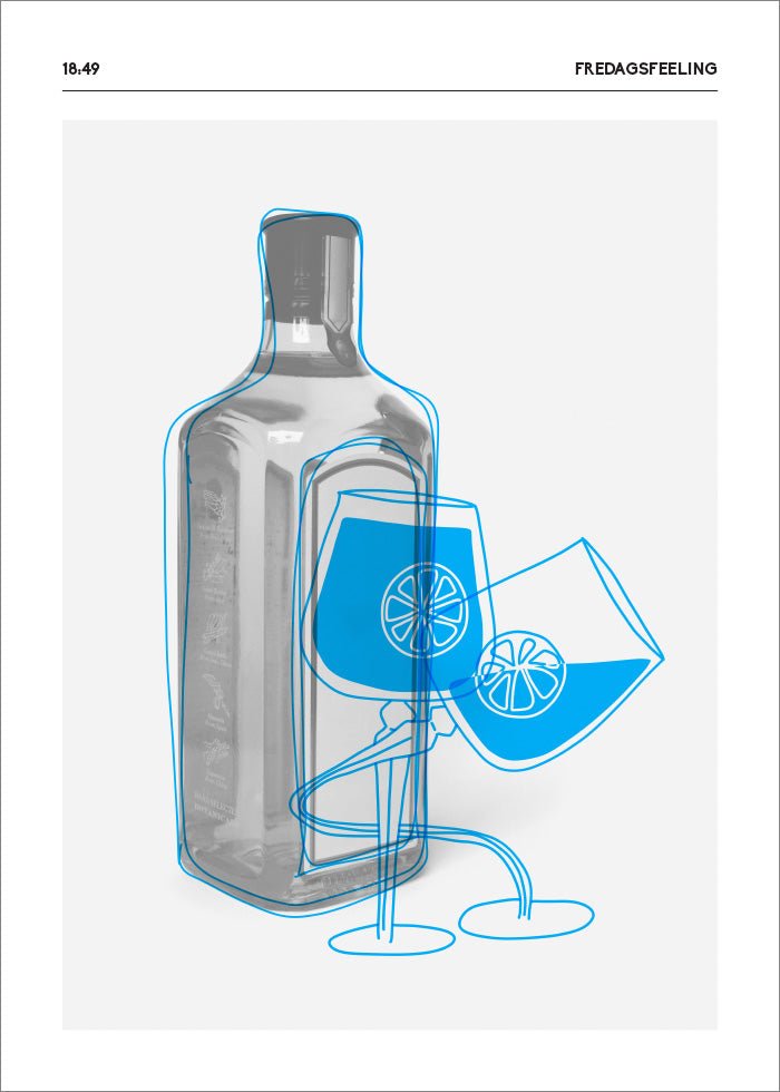 Drycker #5 Gin Poster - SoPosters