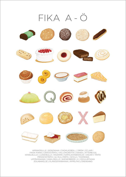 Fika ABC Poster - shop_name