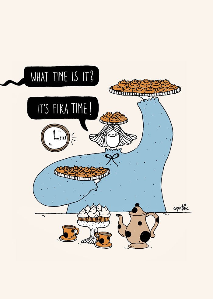 Fika Time Poster - SoPosters