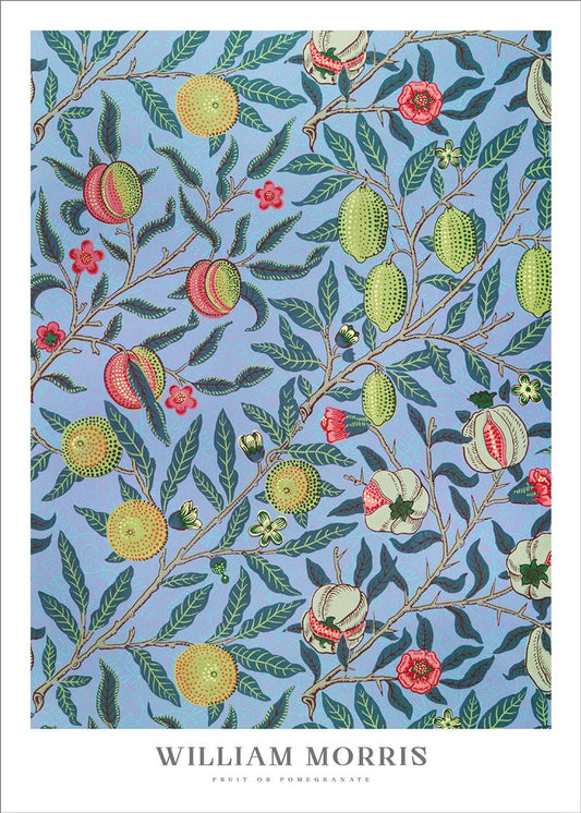 Frucht des Granatapfels - William Morris Poster