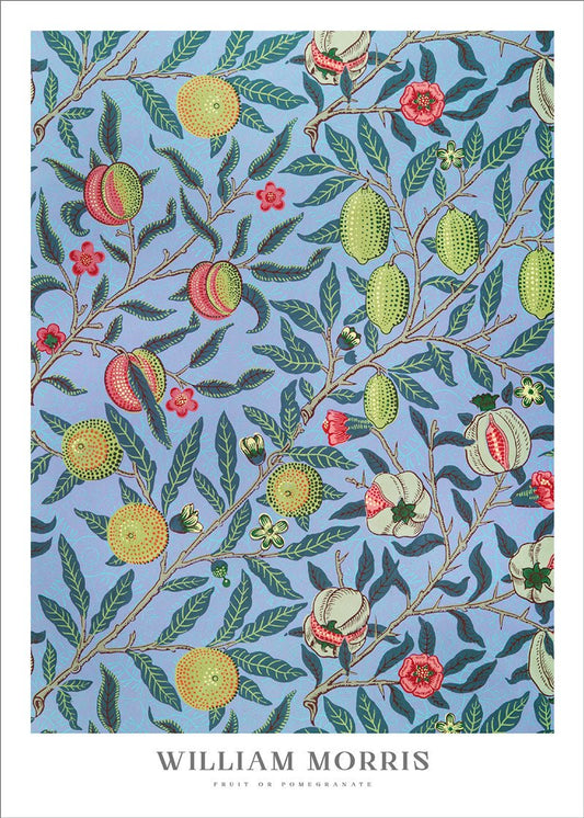 Fruit of Pomegranate - William Morris Poster