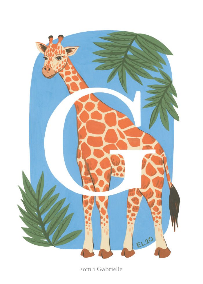 G - Giraff Poster