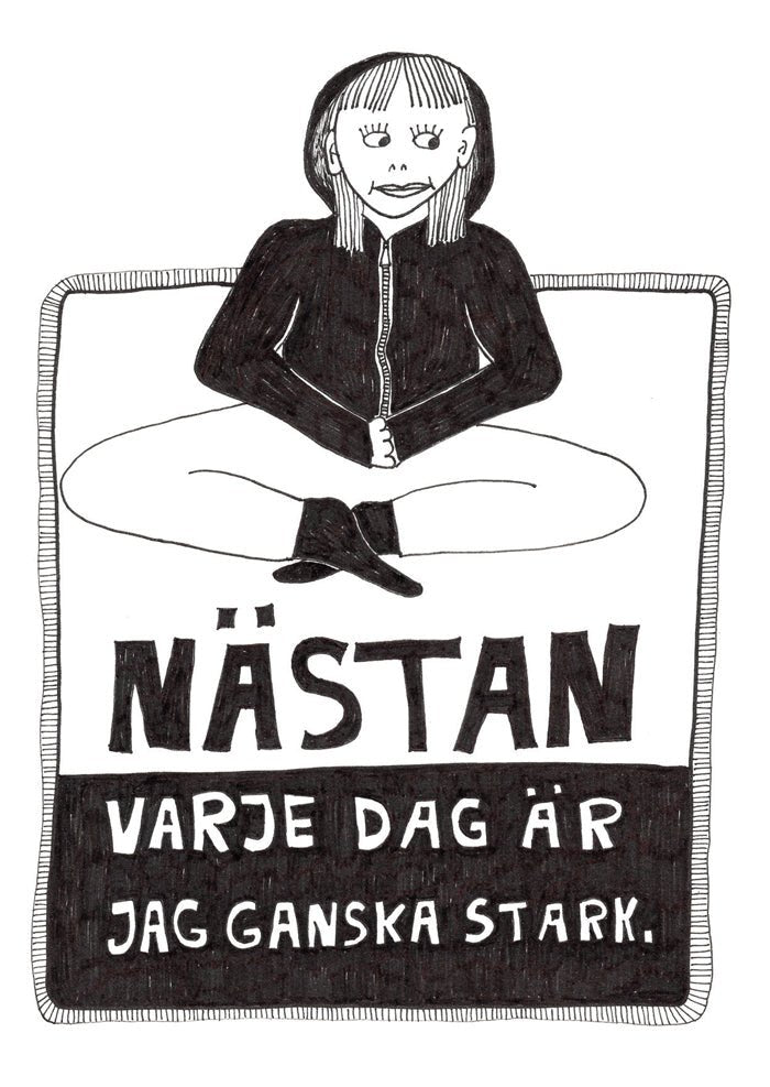 Ganska Stark A4 Poster - SoPosters