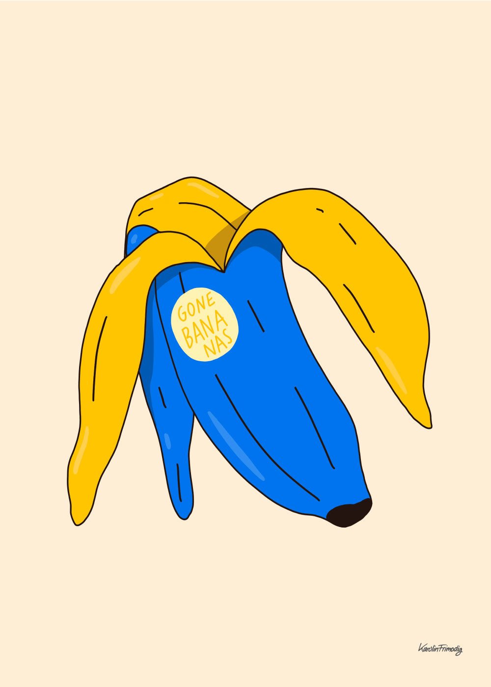 Gone Bananas Poster - #shop_name