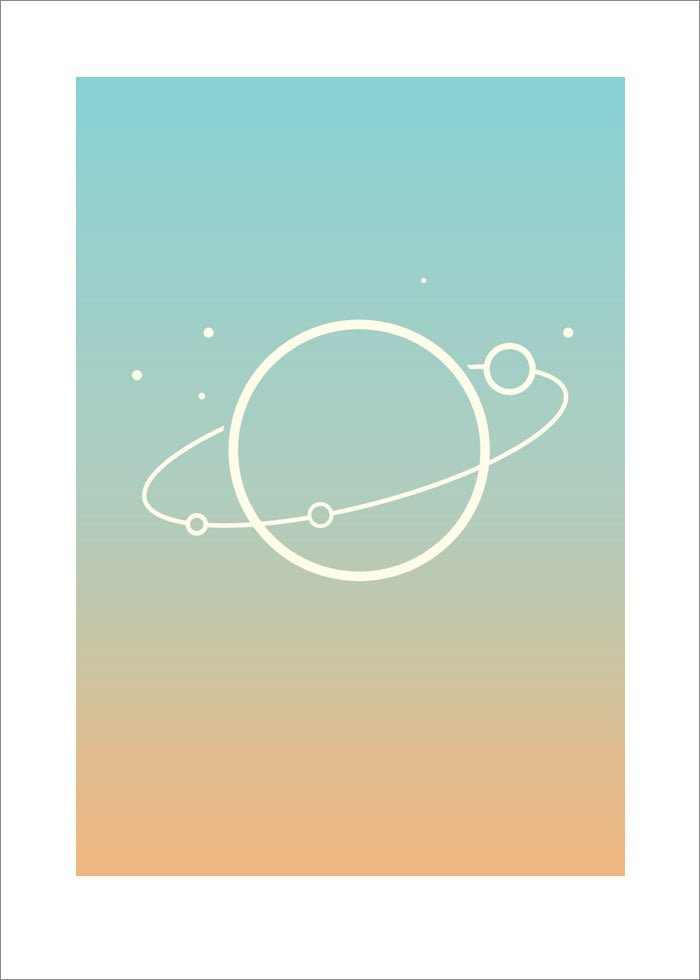 Hello Space no.1 Poster - SoPosters