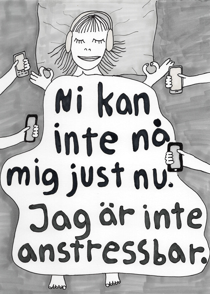 Inte anstressbar Poster - SoPosters