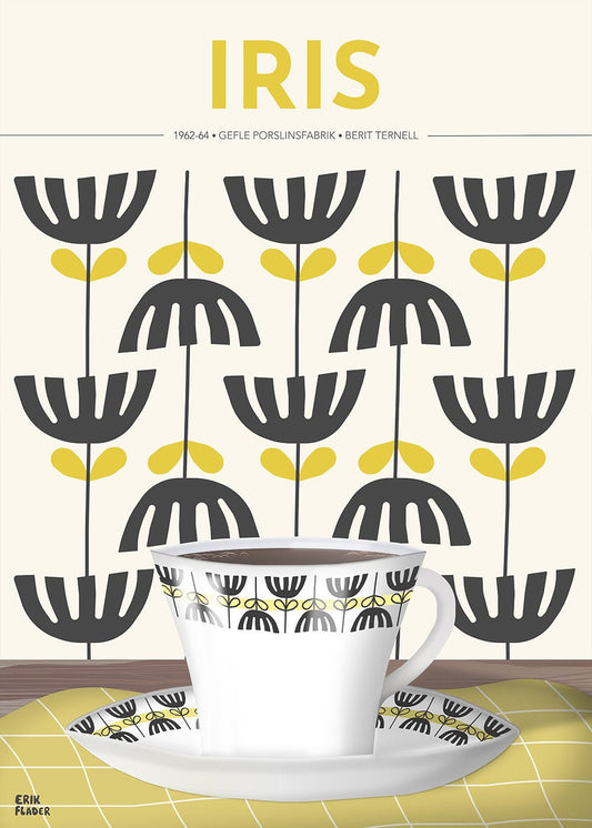 Iris Kaffekopp Gefle Poster - #shop_name