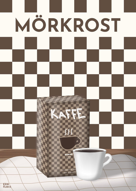 Kaffe Mörkrost Poster - #shop_name