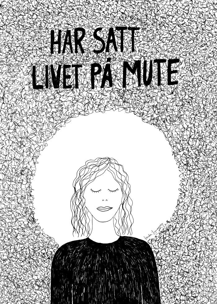 Livet på mute Poster
