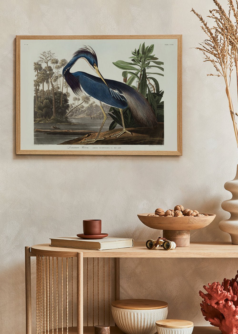 Louisiana Heron - John James Audubon Poster