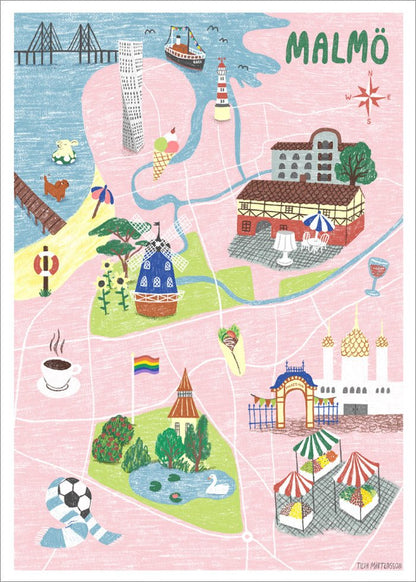 Malmö Poster - SoPosters