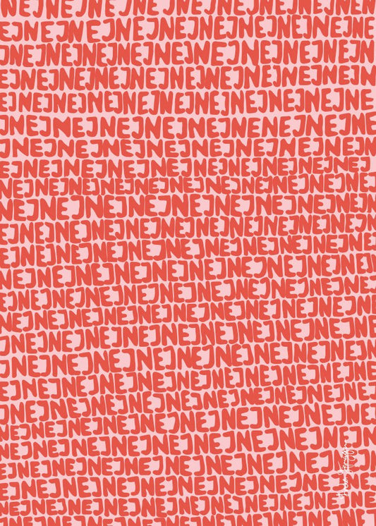 NejNejNej - Rosa Poster